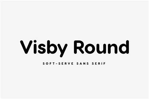 Visby Round Font Family - Dfonts