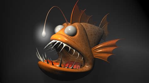 CArtoon Angler Fish 3D by supercigale