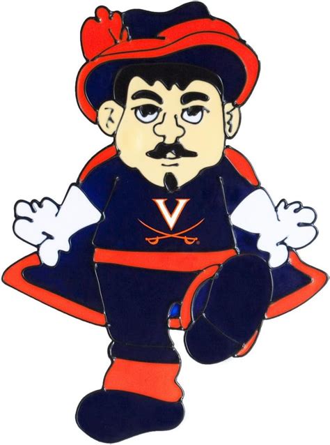 Amazon.com : Virginia Cavaliers Mascot Window Cling : Sports Fan Decals : Sports & Outdoors