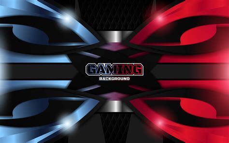 Futuristic Red Blue Gaming Background Grafik Von Artmr · Creative Fabrica