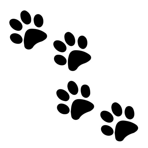 Free Pawprint Love SVG Cut File | Craftables | Paw print art, Puppy paw prints, Paw print