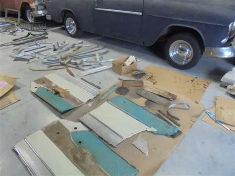 1955 chevy nomad,belair, 3 nomads for sale in this ad with lot of parts ...