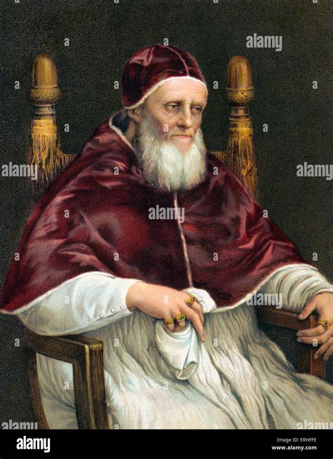 Pope Julius II - portrait. Pope from 1503 to 1513 - 5 December 1443 - 21 February 1513 ...