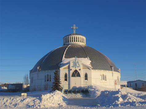 The "Igloo Church" of Inuvik - Top-of-the-World Girl