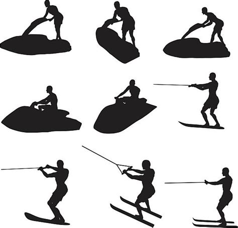 550+ Water Skier Silhouette Stock Photos, Pictures & Royalty-Free Images - iStock