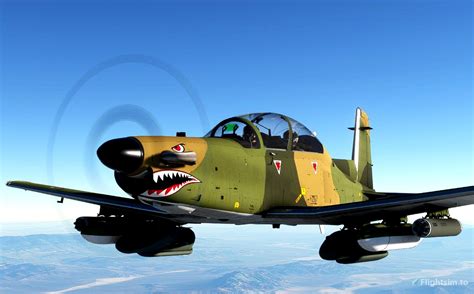 Iris Simulations T-6B Texan II Southeast Asia Camo (fictional) for Microsoft Flight Simulator | MSFS