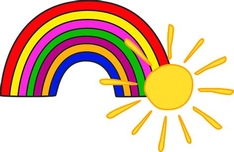 Sunshine And Rainbow Clipart 1 Rainbow Clipart Clip Art Scrapbook | Images and Photos finder