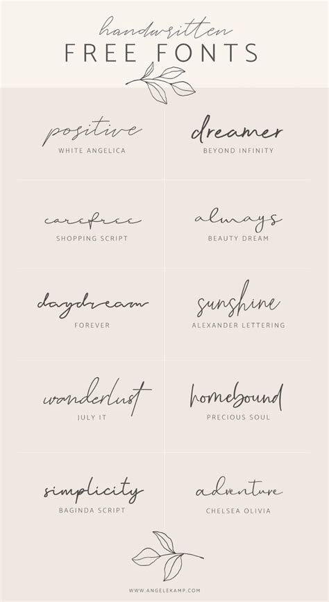 Handwritten free fonts | Cursive tattoos, Free handwritten fonts, Tattoo fonts