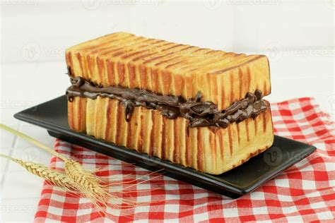 Roti Bakar Bandung with Chocolate Spread 24501877 Stock Photo at Vecteezy