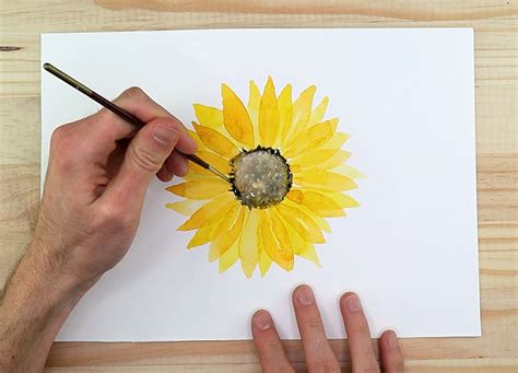 Sunflower Watercolor Painting Easy | Best Flower Site