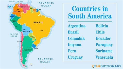 How Many Countries Are in South America? A Complete List | YourDictionary