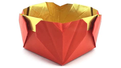 Origami heart box tutorial (Hyo Ahn)