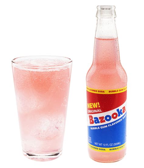 Bazooka Bubble Gum Soda: Soda flavored like bubble gum!