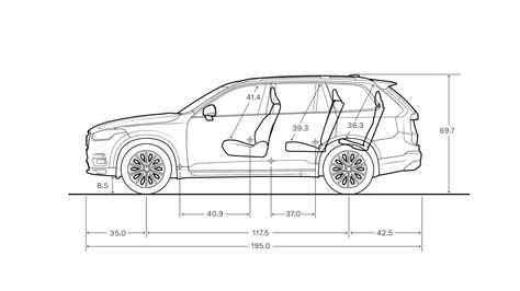 Volvo Xc90 Interior Dimensions - Home Alqu