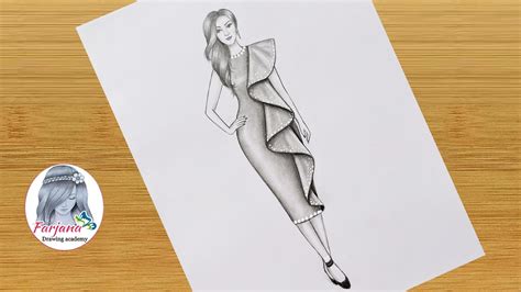 Draw You A Traditional Fashion Pencil Or Colored Sketch | ubicaciondepersonas.cdmx.gob.mx