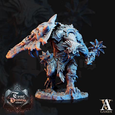 Tanarukk Demon DnD | 70mm | Foot soldier Demon | 32mm scale | Out of t– PaintedOrNot