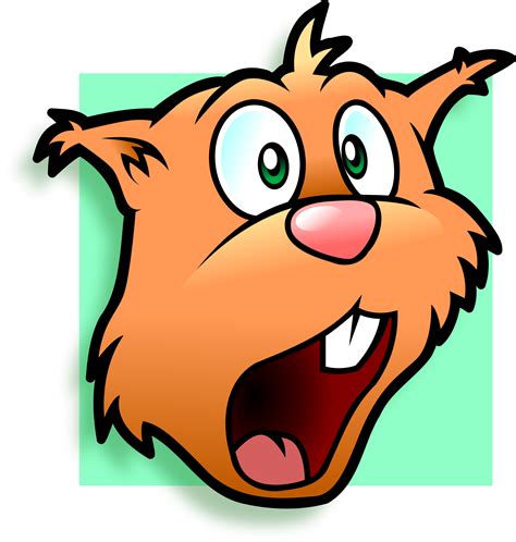 Surprised Chipmunk Face Vector Art image - Free stock photo - Public ...