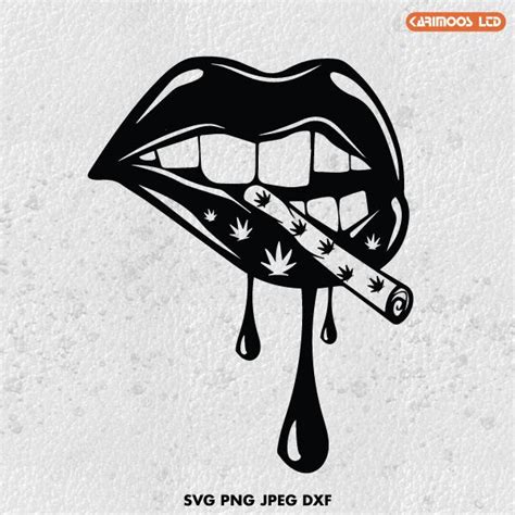 Smoking Lips SVG | Karimoos