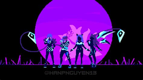 K/DA Neon Wallpaper : u/Tycys