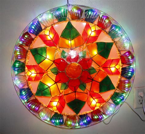 Christmas Capiz Parol Lantern 24 FLOWER Christmas Color