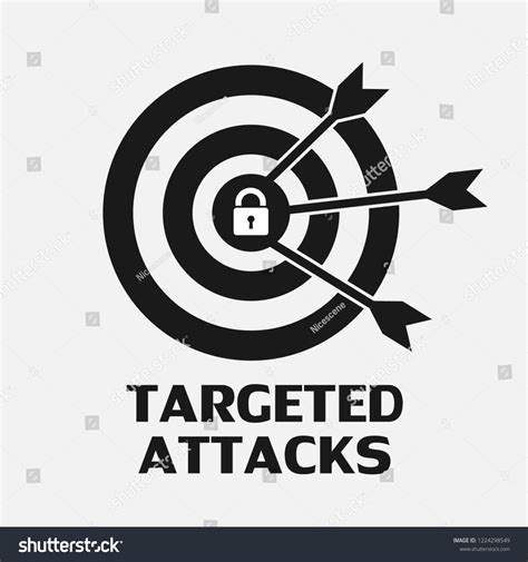 Targeted Attacks Threat Logo Concept Cybercrime Stock Vector (Royalty ...