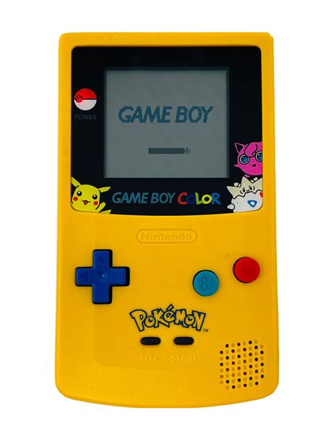 Gameboy Color Pokemon Special Pikachu Edition Nintendo System Game Console CLEAN ...