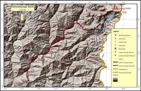 Kanchenjunga National Park Map