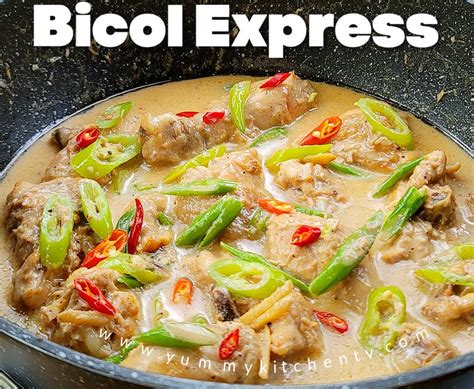 Chicken Bicol Express Recipe Yummy Kitchen