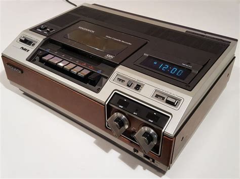 The first consumer vhs VCR | Cassette tape recorder, Vintage television, Vhs