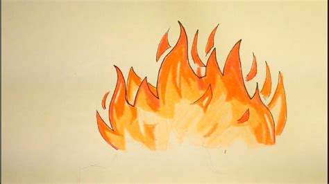 Simple Flame Drawing at GetDrawings | Free download