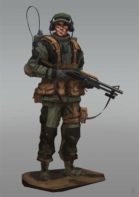 ArtStation - Soldiers, Alexander Trufanov | Soldier, Space soldier ...