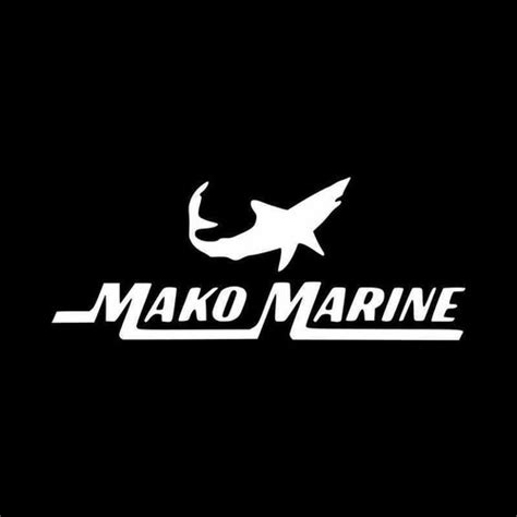 Mako Marine Boats Logo Fishing Vinyl Decal Sticker