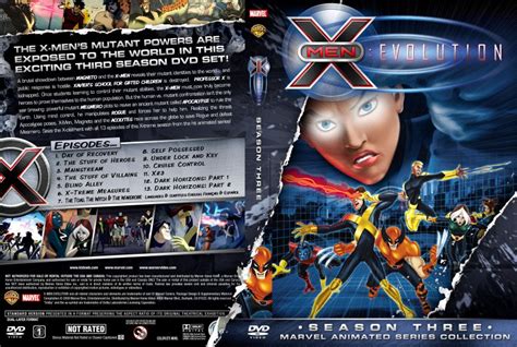 Marvel Animated X-Men Evolution Season 3 - TV DVD Custom Covers - Marvel Animated X-Men ...