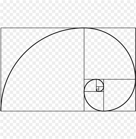 the golden ratio is [roughly] - fibonacci spiral PNG image with transparent background | TOPpng