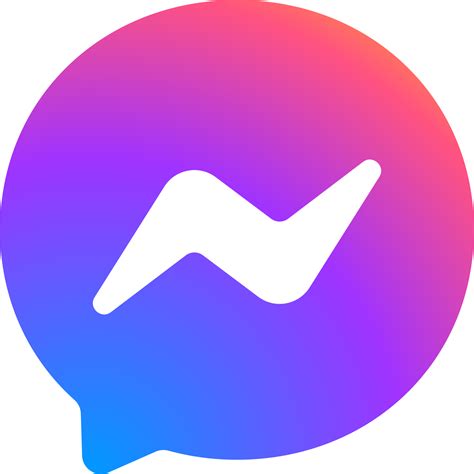 Facebook Messenger Logo With A Transparent Background