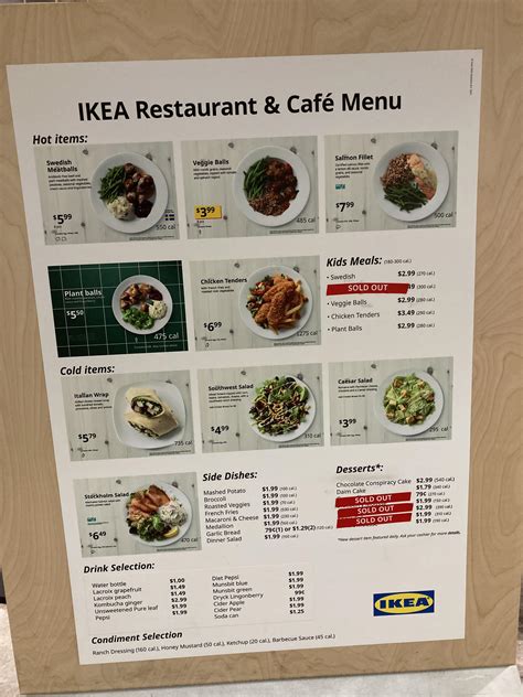 Current IKEA Restaurant Update - Menu & More - Southern California : r/IKEA