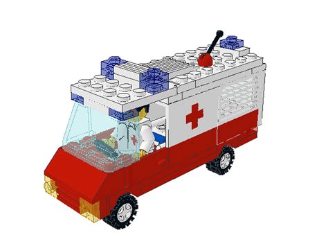 LEGO MOC Ambulance by Antarctica | Rebrickable - Build with LEGO