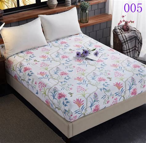 Bedding Bedroom Thicken Cotton Fitted Sheet Double Mattress Cover Bed Sheets Fitted Cover Full ...