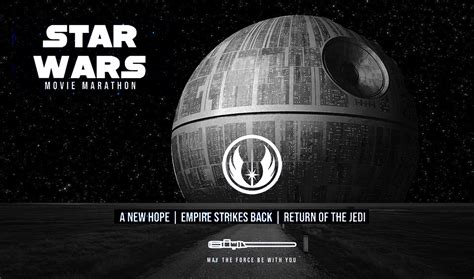 STAR WARS MOVIE MARATHON EVENT on Behance