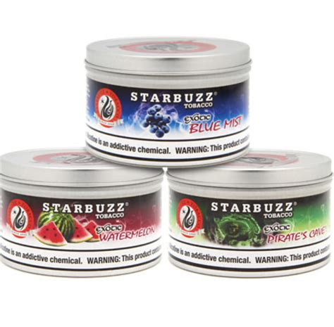 Starbuzz 250g Hookah Shisha - Various Flavors