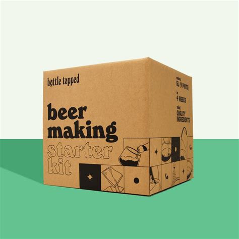 Craft Beer Home Brew Starter Kit - All-Grain, 9-Pint Beer Making Kit | Bottle Topped