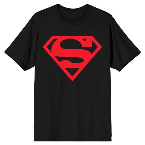 Superman Superboy Logo Men’s Black Big & Tall T-shirt-M - Walmart.com