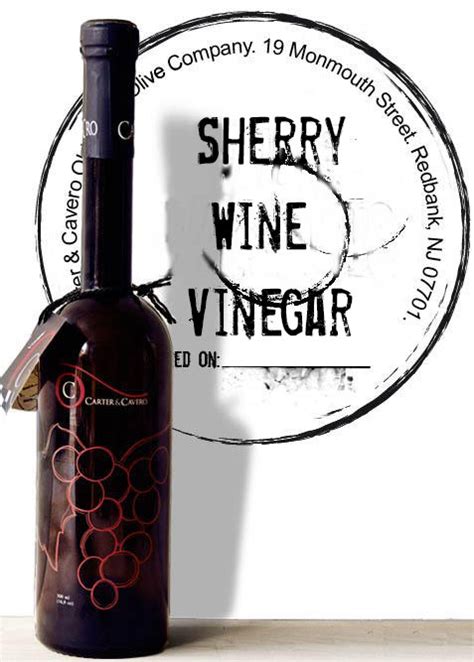 Sherry Wine Vinegar – Carter and Cavero