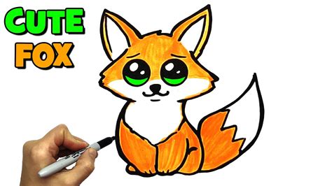 Kawaii Cute Fox Drawing Easy - Mundomomentaneo