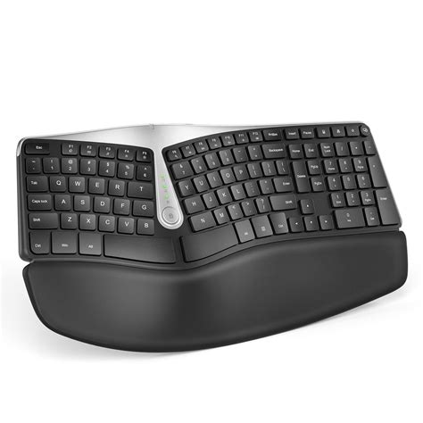 Buy Nulea RT04 Wireless Ergonomic Keyboard, 2.4G Split Keyboard with Cushioned Wrist and Palm ...