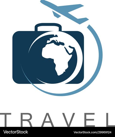 Travel logo Royalty Free Vector Image - VectorStock