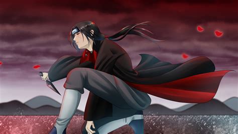 1360x768 Resolution Itachi Uchiha 4K Naruto Fan Art 2022 Desktop Laptop ...