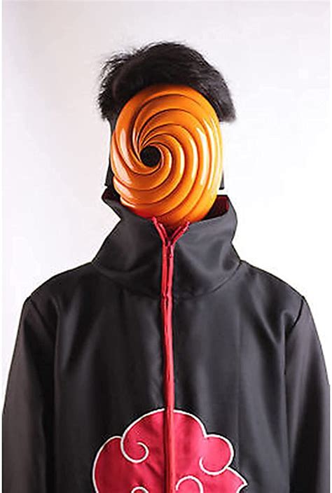 NARUTO Uchiha Mask Tobi Obito Akatsuki Ninja Mask Halloween Cosplay ...