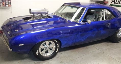 1969 Camaro Custom Pro Street | Cobalt blue paint, Blue paint, Camaro