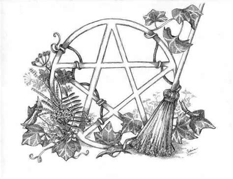 Pagan coloring pages | Witch coloring pages, Witch tattoo, Wiccan